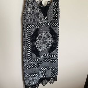 Black and white Dex dress